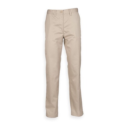 Ladies` 65/35 poly / cotton chinos