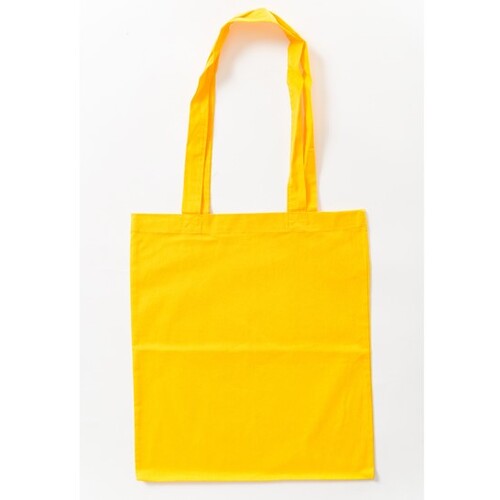 Printwear Cotton Bag Colored Long Handles (Yellow (ca. Pantone 115U-HKS 04), ca. 38 x 42 cm)