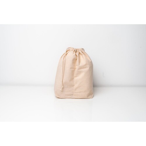 Printwear Cotton Bag With Separation/Shoe Bag (Naturel, env. 28 x 32 x 10 cm)