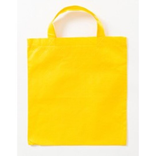 Printwear PP Shopper Bag Short Handles (Yellow (ca. Pantone 115U-HKS 04), ca. 38 x 42 cm)