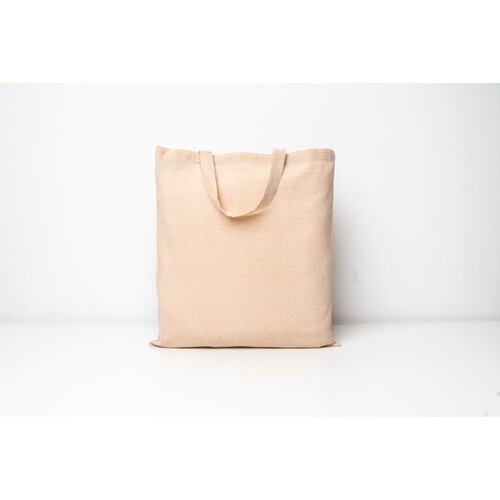 Printwear Cotton Bag BASIC Short Handles (Natural, ca. 38 x 42 cm)