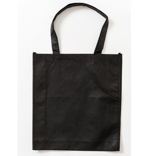 Printwear PP Big Shopper Bag (Black, 38 x 42 x 10 cm)