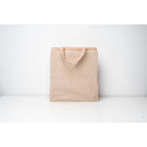 Printwear Cotton Bag Natural Short Handles (Natural, approx. 38 x 42 cm)