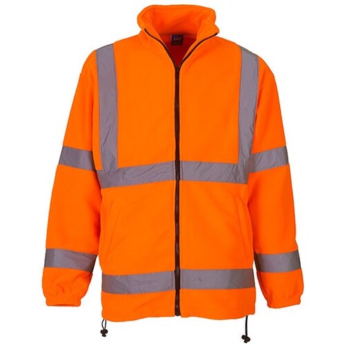 YOKO Hi-Vis Fleece Jacket (Hi-Vis Orange, S)