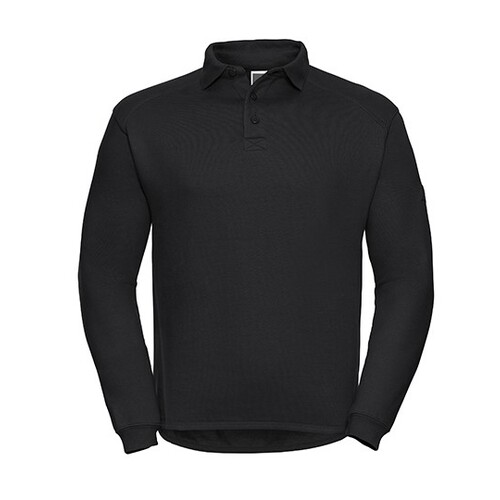 Russell Heavy Duty Workwear Collar Sweatshirt (Black, XS)