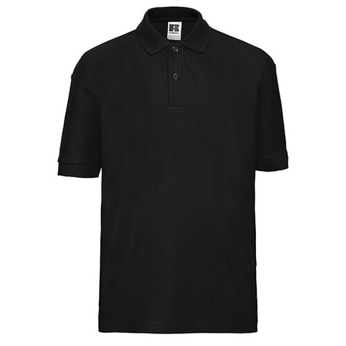 Russell Kids´ Classic Polycotton Polo (Black, 104 (S))