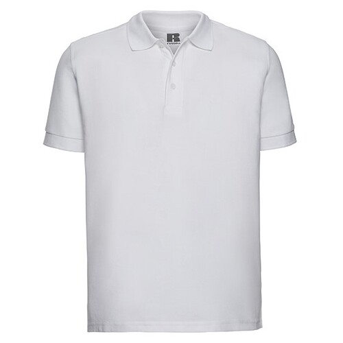 Russell Men´s Ultimate Cotton Polo (White, 4XL)