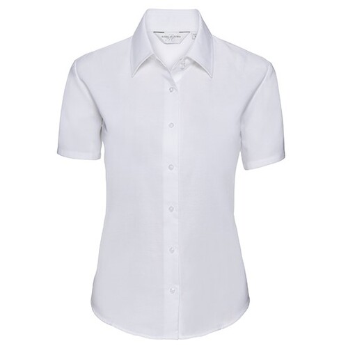 Russell Collection Ladies´ Short Sleeve Classic Oxford Shirt (White, 6XL)
