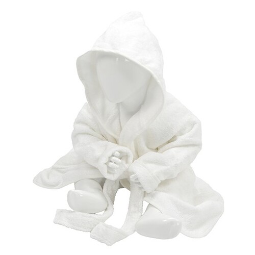 ARTG Babiezz® Bathrobe With Hood (White, White, 98/110)