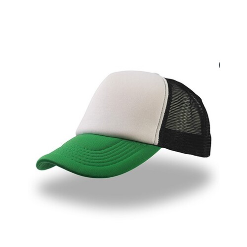 Atlantis Headwear Rapper Cap (White, Green, Black, One Size)
