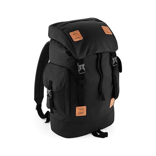 BagBase Urban Explorer Backpack (Black, Tan, 32 x 49 x 17 cm)