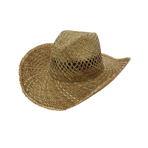 L-merch Straw Hat (Natural, M/L (55 cm))