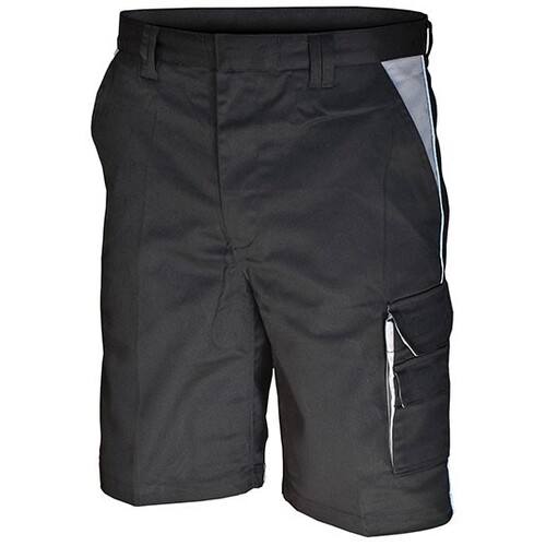 Carson Contrast Contrast Work Shorts (Black, Grey, 46)