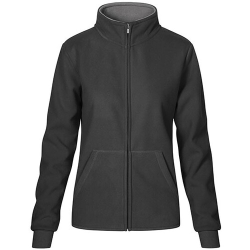 Promodoro Women´s Double Fleece Jacket (Graphite (Solid), Light Grey (Solid), 3XL)