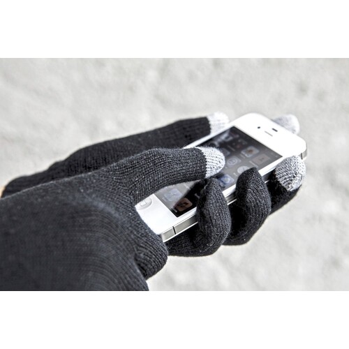 L-merch Gloves Touch (Black, 22 x 10,5 x 1,9 cm)