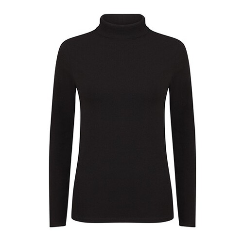 SF Women Women´s Feel Good Roll Neck Top (Black, XS)