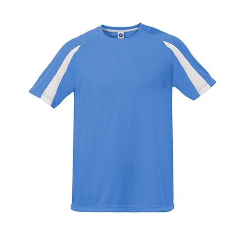 Starworld Unisex Contrast Sports T-Shirt (Atoll, White, XS)