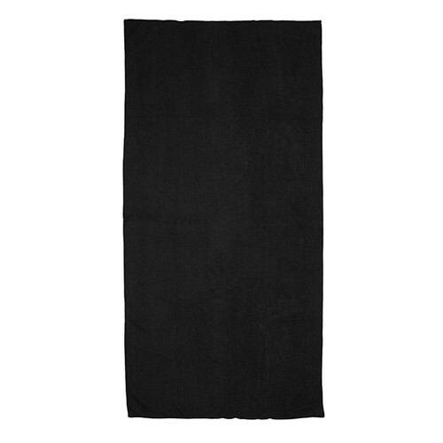 Towel City Microfibre Guest Towel (Black, 30 x 50 cm)