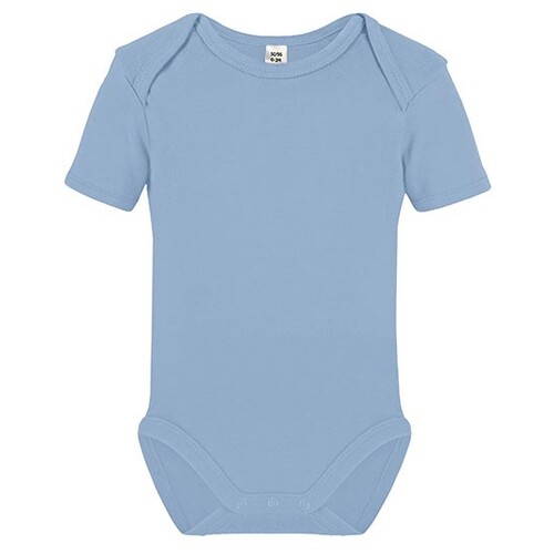 Link Kids Wear Short Sleeve Baby Bodysuit (Babyblue, 50-56)