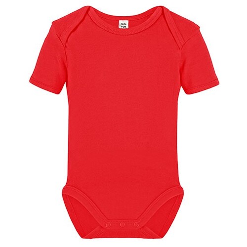 Link Kids Wear Short Sleeve Baby Bodysuit (Red, 86-92)