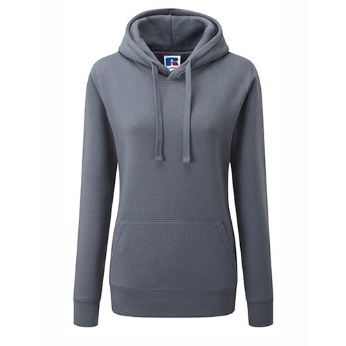 Russell Ladies´ Authentic Hooded Sweat (Convoy Grey (Solid), XL)