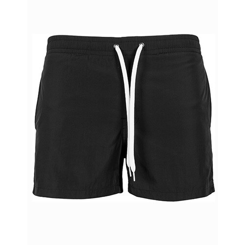Build Your Brand Swim Shorts (Black, XXL)