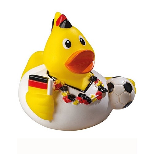 Mbw Schnabels® Quietsche-Ente Fußballfan (Standard, 80 mm)