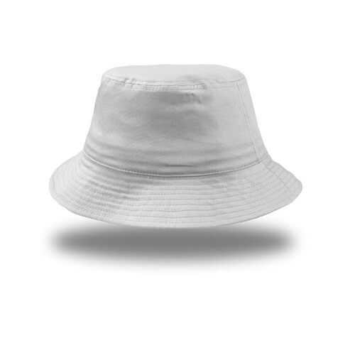 Atlantis Headwear Bucket Cotton Hat (White, One Size)