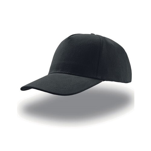 Atlantis Headwear Liberty Five Cap (Black, One Size)