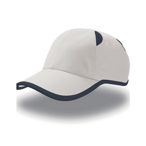 Atlantis Headwear Gym Cap (White, Navy, One Size)