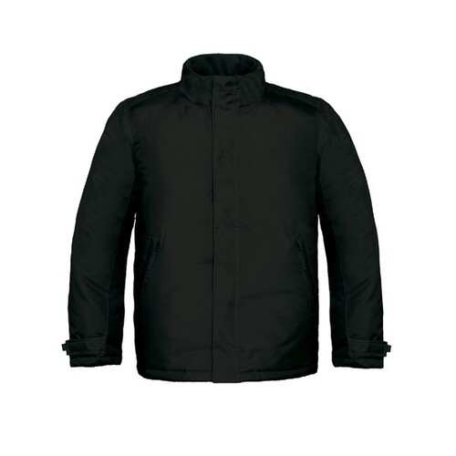 B&C COLLECTION Men´s Jacket Real+ (Black, 3XL)