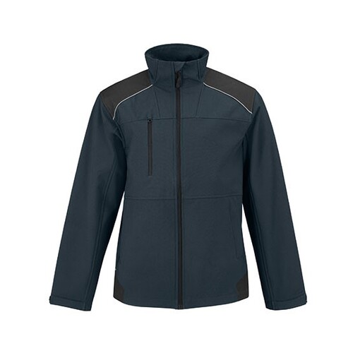 B&C COLLECTION Jacket Shield Softshell Pro (Navy, 4XL)