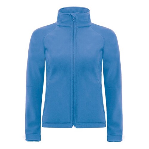 B&C COLLECTION Women´s Hooded Softshell (Azure, XS)