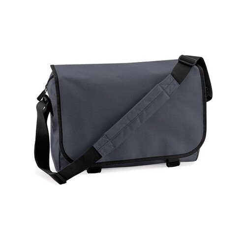 BagBase Messenger Bag (Graphite Grey, 38 x 30 x 12 cm)