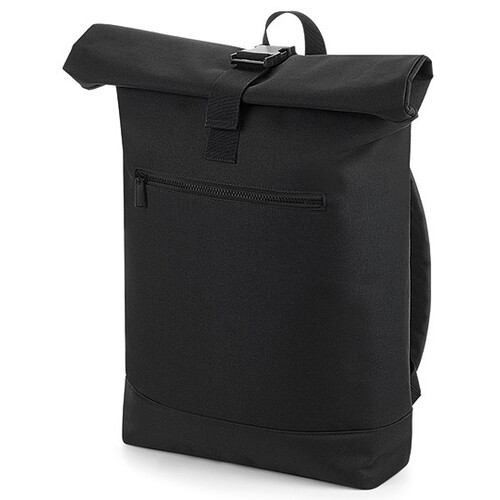 BagBase Roll-Top Backpack (Black, 32 x 44 x 13 cm)