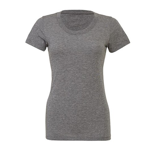 Bella Triblend Crew Neck T-Shirt Woman (Grey Triblend (Heather), XL)