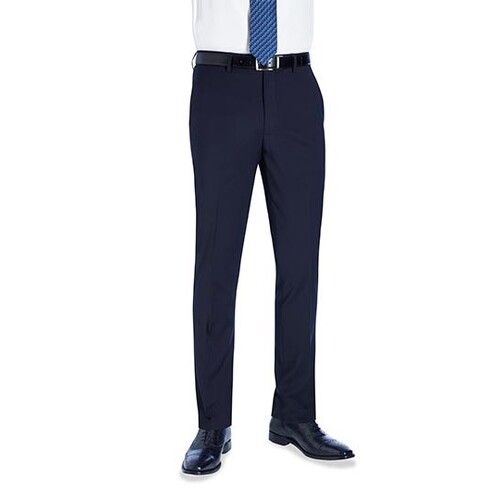 Brook Taverner Sophisticated Collection Cassino Trouser (Navy, 30W(44)/36)