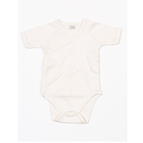 Babybugz Baby Kimono Bodysuit (Organic Natural, 0-3 Monate)