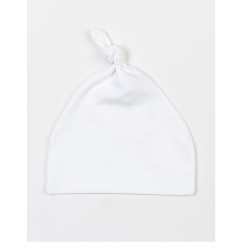 Babybugz Baby One Knot Hat (White, One Size)