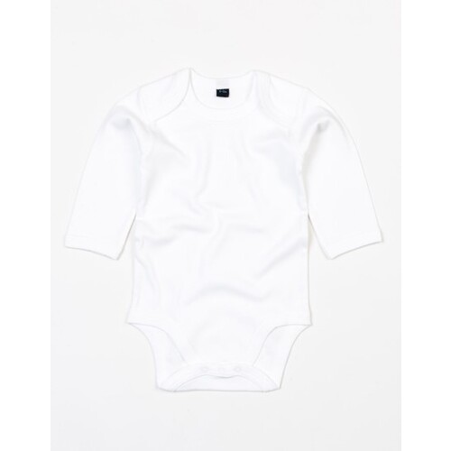Babybugz Baby Long Sleeve Bodysuit (White, 12-18 Monate)