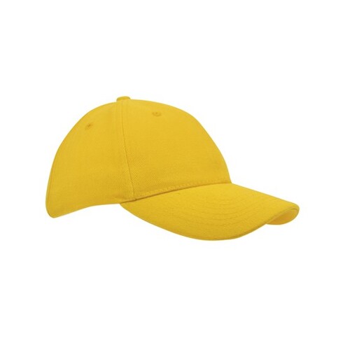 L-merch Heavy Brushed Cap (Yellow, One Size)