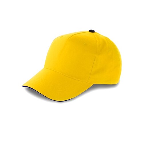 L-merch Baseball-Cap Anfield (Yellow, Navy, One Size)