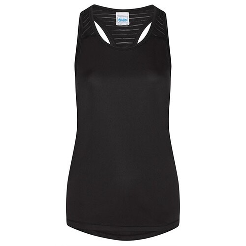 Just Cool Women´s Cool Smooth Workout Vest (Jet Black, Jet Black, XS)