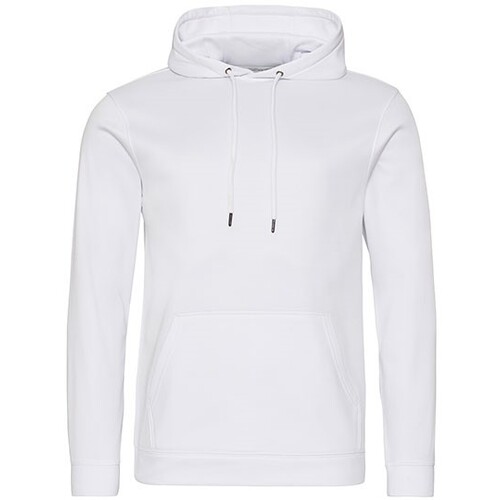 Just Hoods Sports Polyester Hoodie (Arctic White, 3XL)