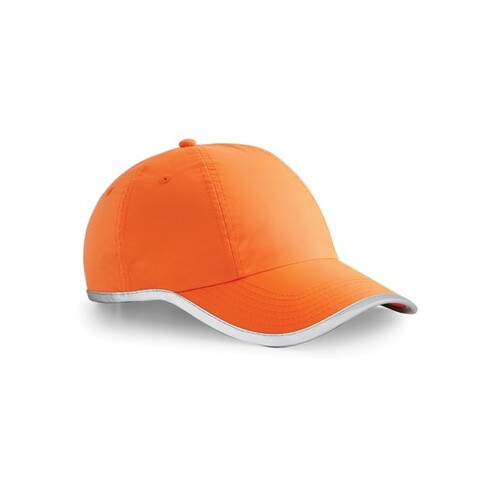 Beechfield Enhanced-Viz Cap (Fluorescent Orange, One Size)
