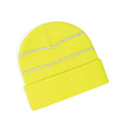 Beechfield Enhanced-Viz Beanie (Fluorescent Yellow, One Size)