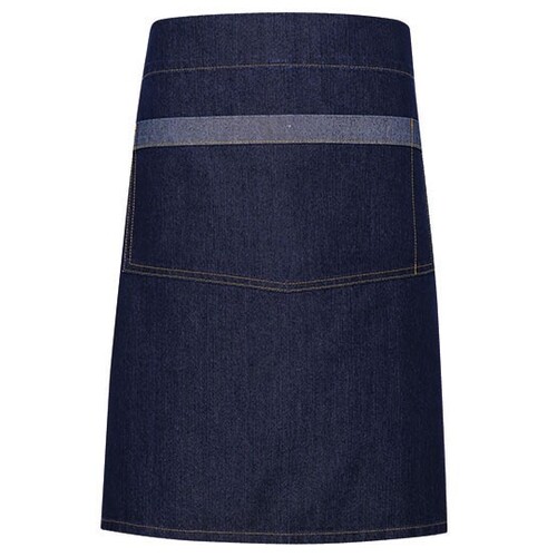 Domain Contrast Denim Waist Apron