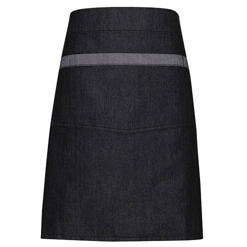 Domain Contrast Denim Waist Apron