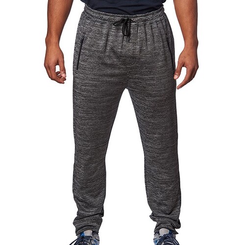 Burnside Tech Fleece Knit Jogger Pant (Heather Charcoal, S)