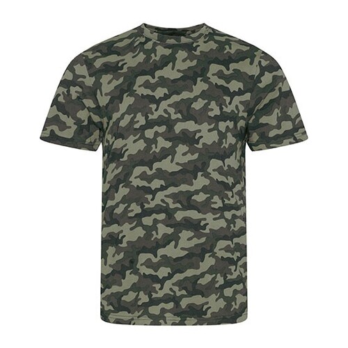 Just Ts Camo T (Green Camo, S)